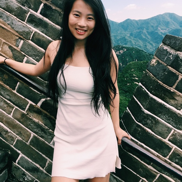 {reformation} Shoulder-Tie Dress in White - Picture 5 of 5